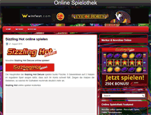 Tablet Screenshot of onlinespielothek24.com